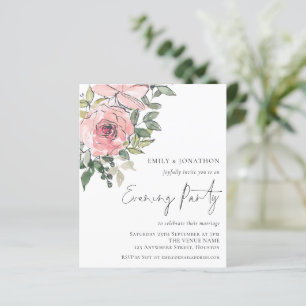 Papier Budget Florals Mariage Soirée de fête Invitation