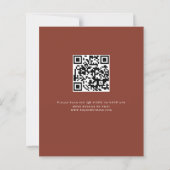 Papier Budget Florals QR Code Mariage Soirée (Dos)