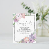 Papier Budget Florals Scribble Frame 21ème Invitation de  (Debout devant)
