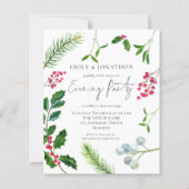 Papier Budget Foliage Noël Mariage Soirée (Devant)