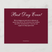 Papier Budget Folift Blanc Script Bourgogne Merci (Dos)