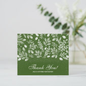 Papier Budget Folift Blanc Script Merci vert (Debout devant)