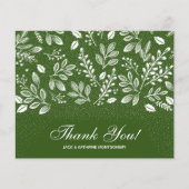 Papier Budget Folift Blanc Script Merci vert (Devant)