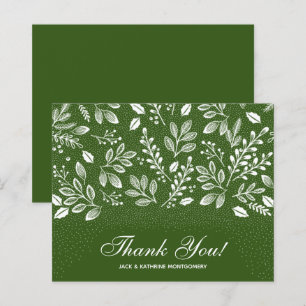 Papier Budget Folift Blanc Script Merci vert