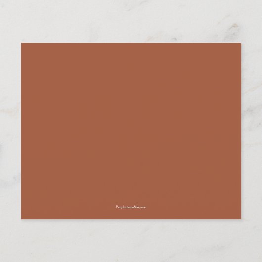 Papier Budget Folift Blanc Script Terracotta Merci (Dos)