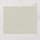 Papier Budget Folift White Script Pale Green Merci (Dos)
