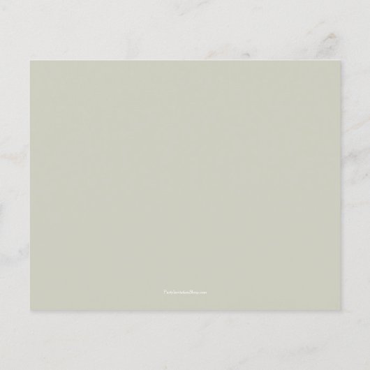 Papier Budget Folift White Script Pale Green Merci (Dos)