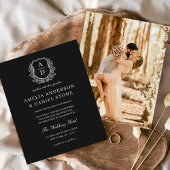 Papier Budget Formel Cimier Mariage Monogramme