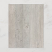 Papier Budget Fox Cub Rustic Woodland Baby shower (Dos)