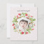 Papier Budget fraise 1ère photo Berry Premier anniversair (Dos)