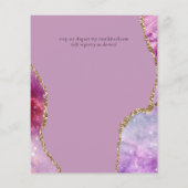 Papier BUDGET Fuchsia Violet Violet Mariage Floral Invita (Dos)