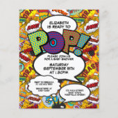 Papier Budget Fun Ready to Pop Baby shower Invitation (Devant)
