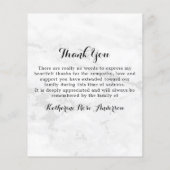 Papier Budget Funérailles 4 Photo Collage Merci de sympat (Dos)