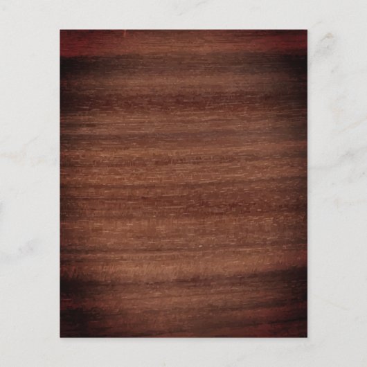 Papier Budget Funérailles Rustiques Célébration De L'Invi (Dos)