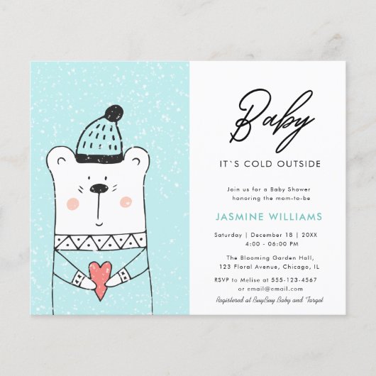 Papier Budget Funky Bear | Circulaire d'information sur l (Devant)