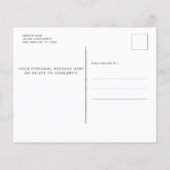 Papier Budget Funny Chat Animateur de Faire-part (Dos)
