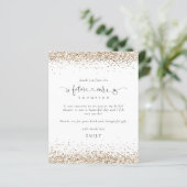 Papier Budget Futur Mme Photo Parties scintillant or Merc (Debout devant)