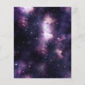 Papier Budget Galaxy fête de la Saint-Sylvestre (Dos)