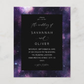 Papier Budget Galaxy Mariage spatial (Devant)