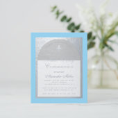 Papier Budget Garçon Première communion Argent gris bleu  (Debout devant)