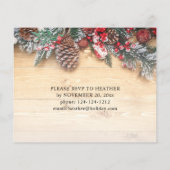 Papier Budget Garland & Berries Rustic Holiday Party (Dos)