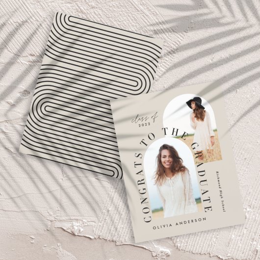 Papier Budget géométrique moderne 2 graduation en arc pho