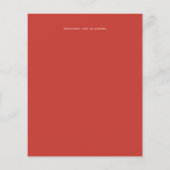 Papier Budget Ginger Navy Invitation des Mariages de auto (Dos)