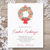 Papier Budget Gingerbread Échange de cookies Invitation d