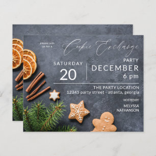 Papier Budget Gingerbread & Orange Cookie Exchange Party