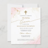 Papier Budget Girl First Holy Communion Primera Comunion (Devant)