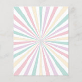 Papier BUDGET Girl Pastel Carnaval de couleur cirque Anni (Dos)