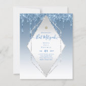 Papier BUDGET Girly Parties scintillant étincelle BAT MIT (Devant)