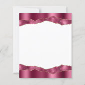 Papier Budget Glam Bourgogne Miroir Tiles Mariage Invitat (Dos)