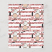 Papier Budget Glam Spa Blush Invitation d'anniversaire (Dos)