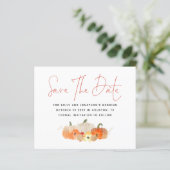 Papier Budget Glittery Citrouilles QR Code Enregistrer la (Debout devant)