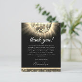 Papier Budget Gold 60e Anniversaire Disco Ball Card (Debout devant)