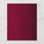 Papier Budget Gold Cocktail Dîner Fête Invitation (Dos)