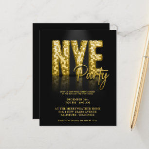 Papier Budget Gold Disco Parties scintillant New Years Ev