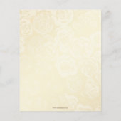 Papier Budget Gold Green Robe Sweet 16 Invitation (Dos)