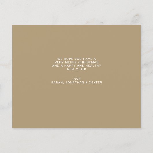 Papier BUDGET Gold Joyeux Noël Coeur Script 5 Photo (Dos)