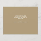 Papier BUDGET Gold Joyeux Noël Coeur Script Photo (Dos)