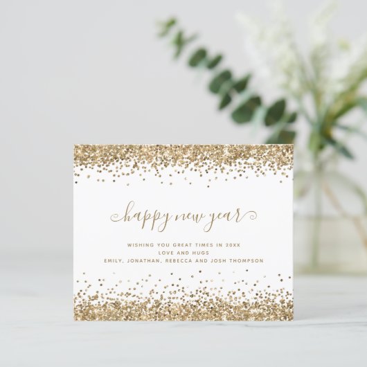 Papier Budget Gold Parties scintillant Frontières Bonne C (Debout devant)