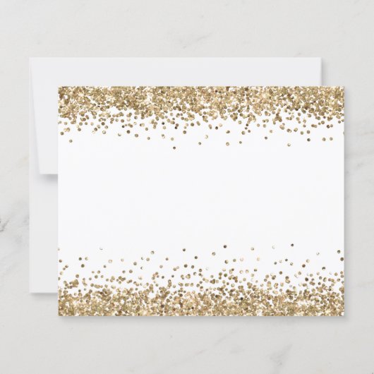 Papier Budget Gold Parties scintillant Frontières Joyeux  (Dos)