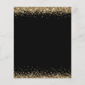 Papier Budget Gold Parties scintillant Mariage Noir Enreg (Dos)