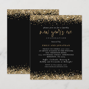 Papier Budget Gold Parties scintillant Nouvel An Eve Blac
