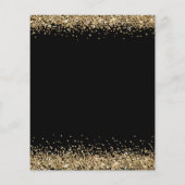 Papier Budget Gold Parties scintillant Quinceañera Party (Dos)