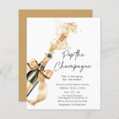 Papier Budget Gold Pop La Fête des mariées Champagne (Devant / Derrière)