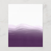 Papier Budget Gold & Purple Aquarelle Surprise Anniversai (Dos)