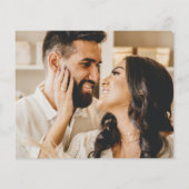 Papier Budget Gold Script Photo Collage Mariage Merci (Dos)