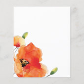 Papier Budget Golden Poppy Fête des mères Brunch (Dos)